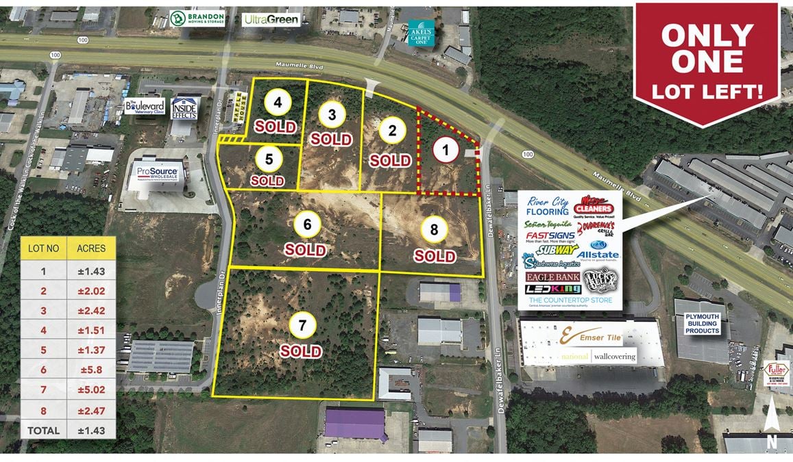 Commercial / Industrial Lot Available for Sale