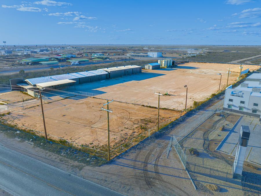 Shop, Office, & Yard w/ ±256' of W Hwy 80 Frontage!