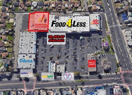 Retail space for Rent at 1700 Rosecrans Avenue in Compton