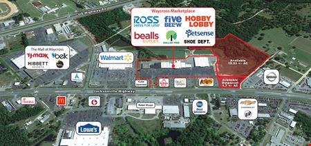 Retail space for Rent at 2545 Memorial Drive in Waycross