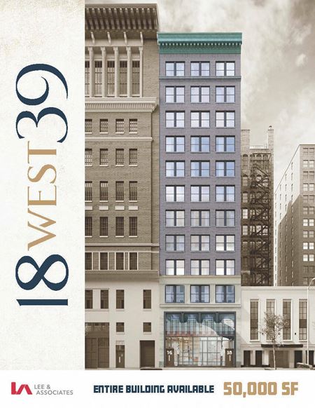 Office space for Rent at 18 West 39th Street in New York