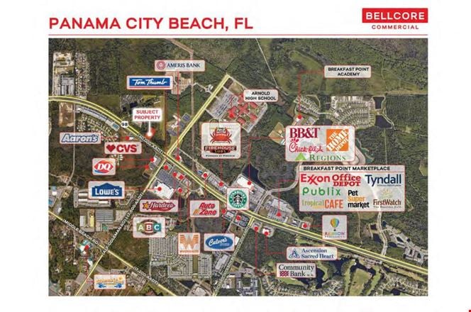Panama City Grocery Anchored Development Site