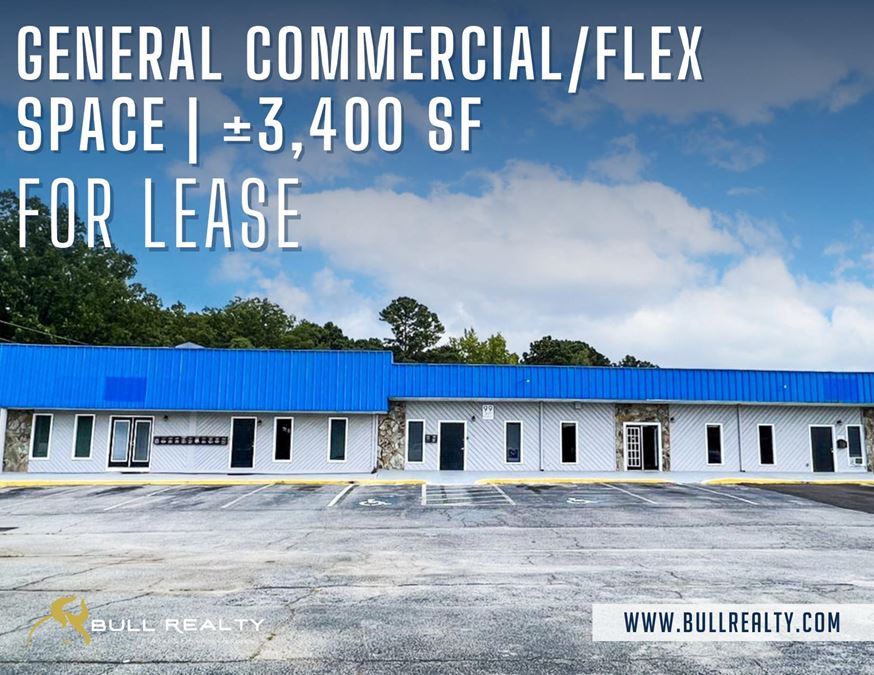 General Commercial/Flex Space | ±3,400 SF