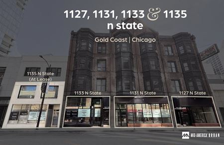 Retail space for Rent at 1127-1131-1133-1135 N State Street in Chicago