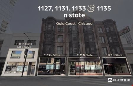 Retail space for Rent at 1127-1131-1133-1135 N State Street in Chicago
