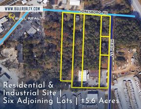 Residential & Industrial Site | Six Adjoining Sites | ±5.6 Acres