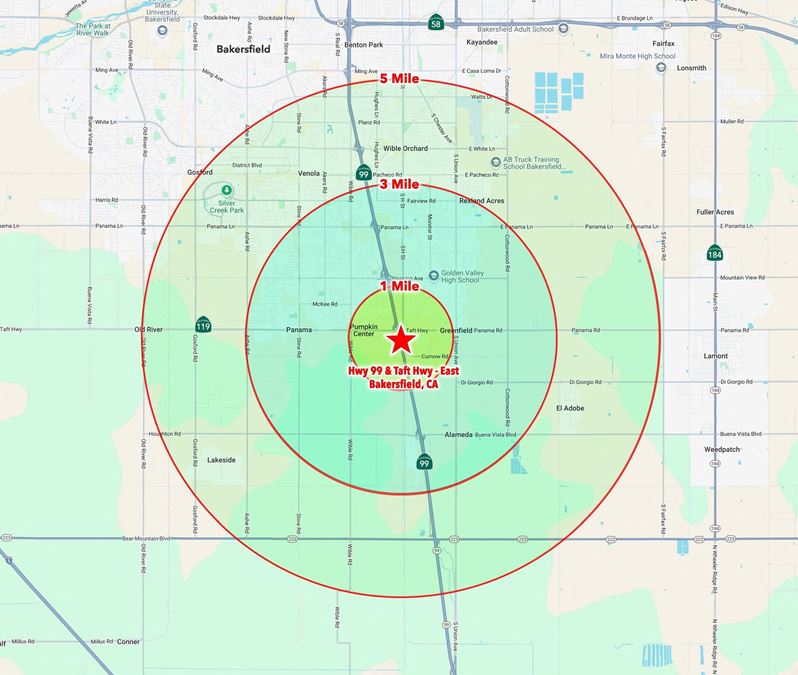 1.77 ± Acres on Hwy 99 & Taft Hwy - EAST