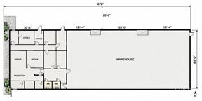 Freeway Frontage Office/Warehouse with a Secured Yard & Monument Sign