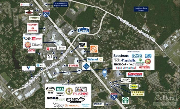 ±3,000 - ±4,210 Square Feet of Flex Space Adjacent to I-26 | Columbia, SC