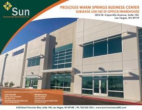 Sublease Suite 130 | Prologis Warm Springs Business Center