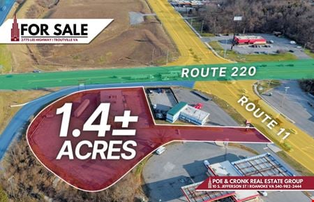 Retail space for Sale at 2775 Lee Highway in Troutville
