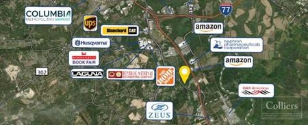 ±51-Acre Industrial Development Tract for Sale at Old Wire Road and Charleston Highway - West Columbia