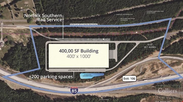 Industrial Development Land located at SC-NC Border