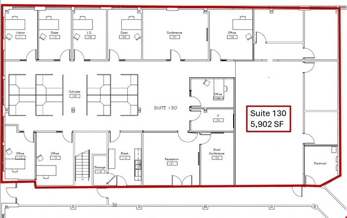 1210 Bldg. | Class A Office Space Available |  776 - 4,300 SF