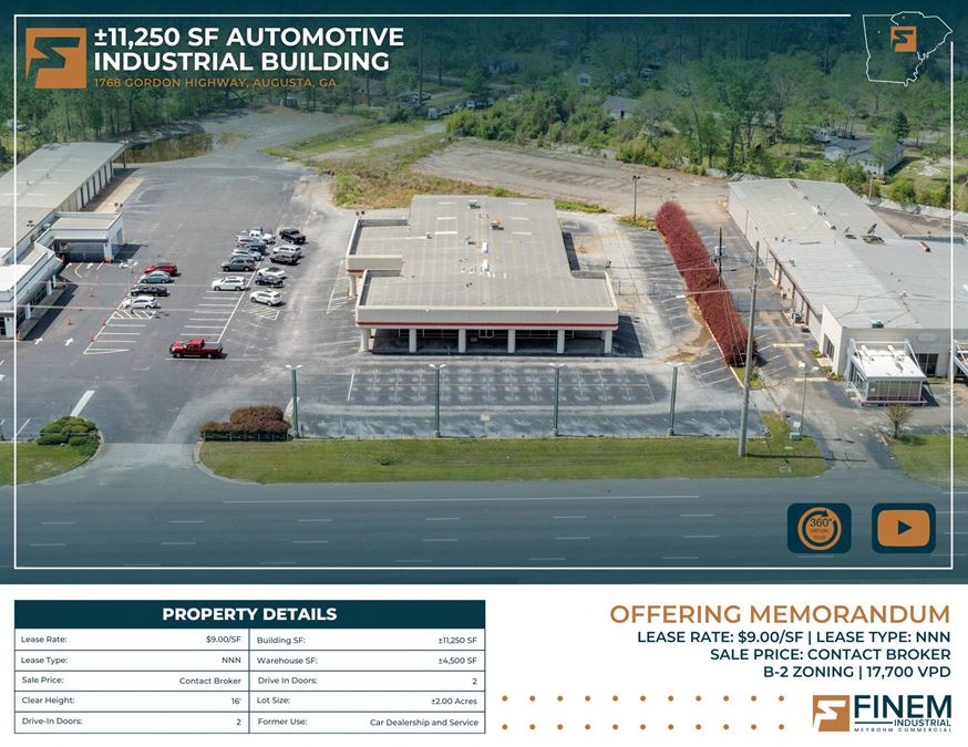 11,250 SF Flex/Showroom Space