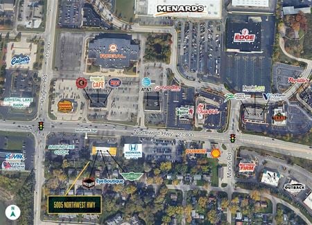 Retail space for Rent at 5005 Northwest Hwy in Crystal Lake