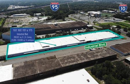 Industrial space for Rent at 1507, 1607, 1707 and 1775 Industrial Blvd in Jacksonville