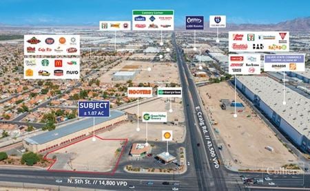 Photo of commercial space at E Craig Rd & N 5th St in North Las Vegas