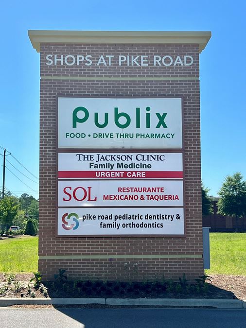 Last Publix Outparcel in Fast Growing Pike Road