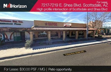 Photo of commercial space at 7217-7219 E Shea Blvd in Scottsdale