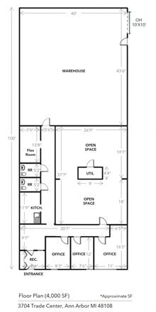 Industrial/Flex for Lease in Ann Arbor - Pittsfield Twp