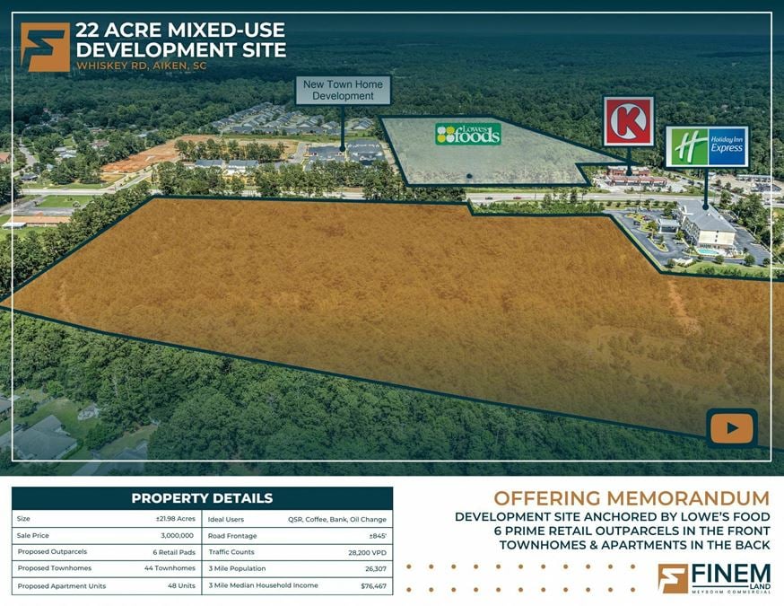 22 Acre Mixed-Use Development Site