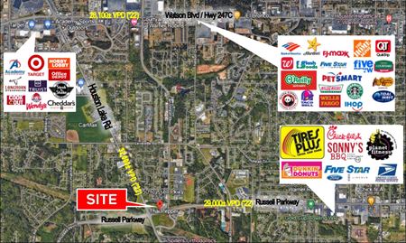 VacantLand space for Sale at 1850 Russell Pkwy in Warner Robins