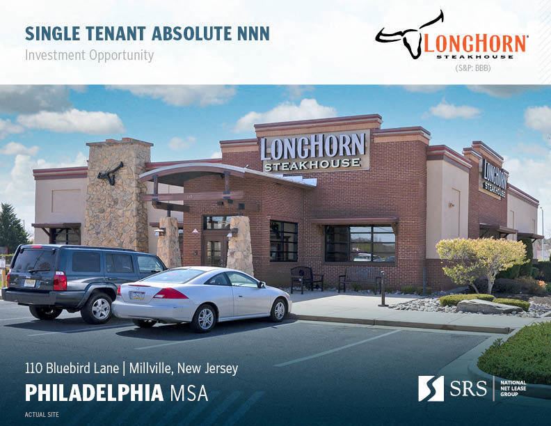 Millville, NJ Longhorn Steakhouse 110 Bluebird Lane, Millville, NJ