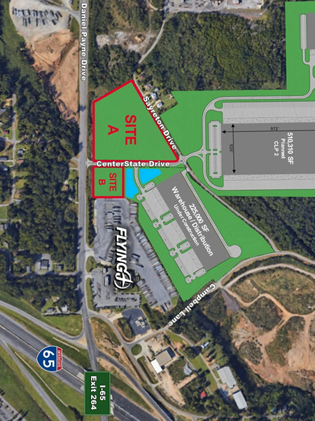 Commercial space for Sale at Corner of Daniel Payne Drive &amp; CenterState Drive in Birmingham