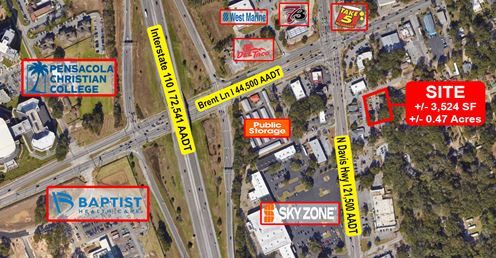 3,524 SF single-story Class B office building