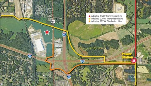 55.1 Industrial Acres at the Corner of I-69 & Hwy. 51