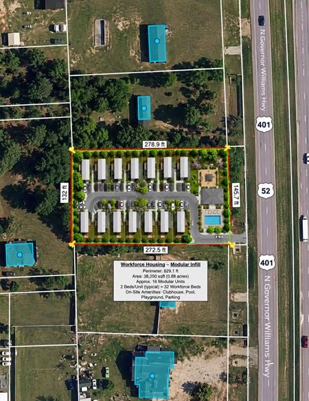 VacantLand space for Sale at 2620 N Governor Williams Hwy in Darlington