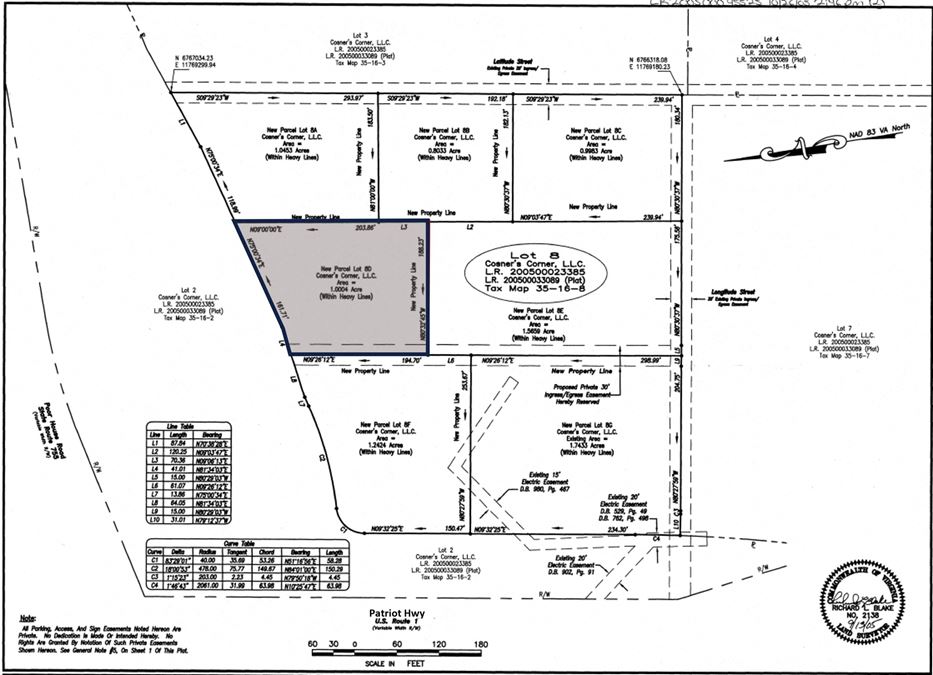 Cosner's Corner - 1 Acre Lot