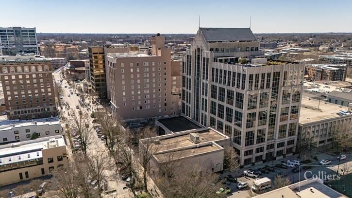 Opportunity to lease prime office space in the heart of downtown Greenville | Poinsett Plaza