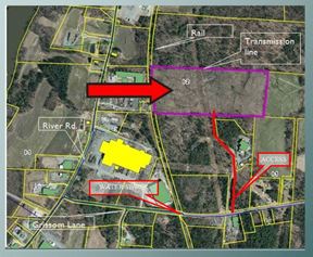43 acres Heavy  Ind. w/ rail. Water/sewer.