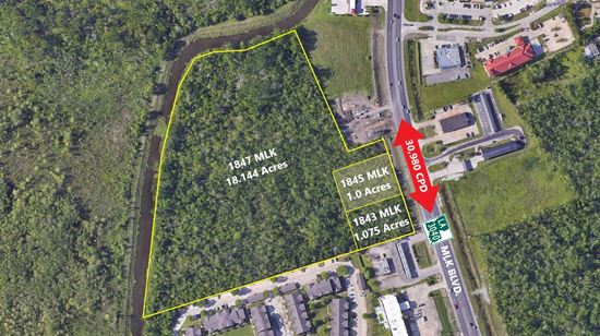 1.001 Acre Pad Site at 1845 MLK in Houma