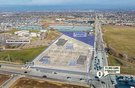 Photo of commercial space at NWC Ten Mile & Franklin Road in Meridian