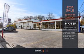 High Visibility Automotive Showroom/Warehouse Property | Lowell, Massachusetts