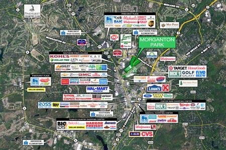 Retail space for Rent at Morganton Road in Southern Pines