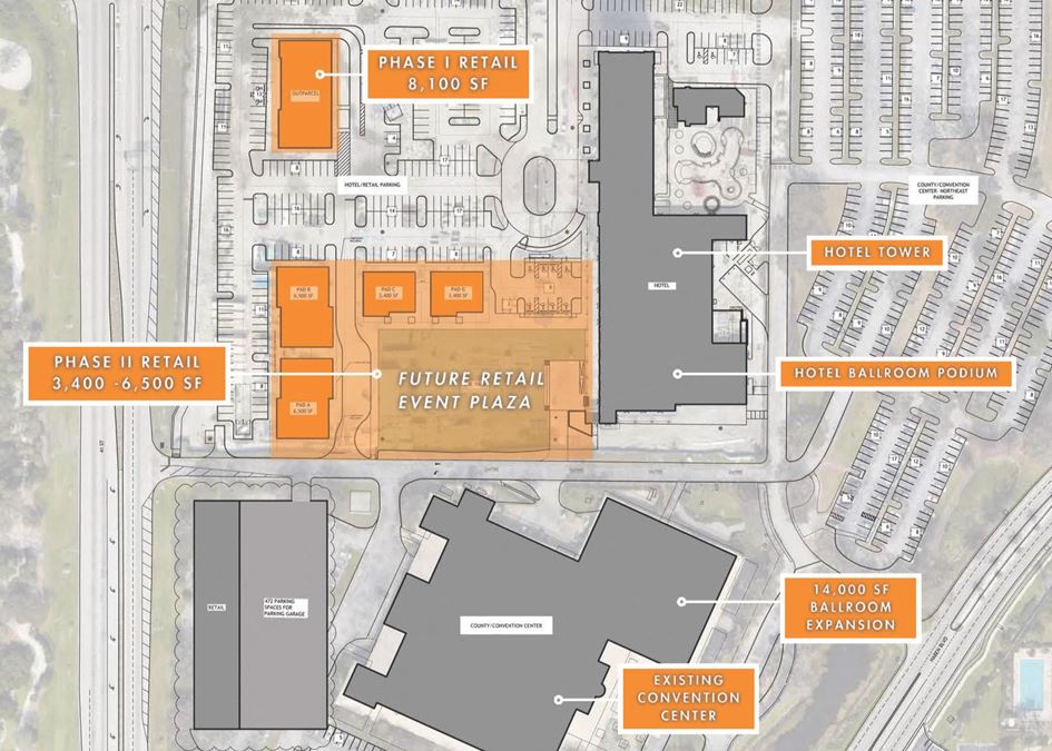 Marriott Resort Hotel & Spa Retail Pads for Lease