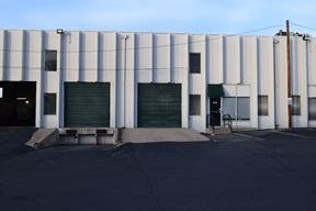 4,732 SF office/warehouse with dock high and drive in loading