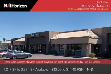 Retail space for Rent at 1437 E. Main St. in Mesa