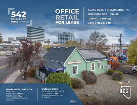 Office space for Rent at 542 Plumas St in Reno