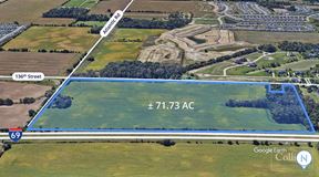 ± 71.73 Acres - Development Opportunity with I-69 visibility in Fishers