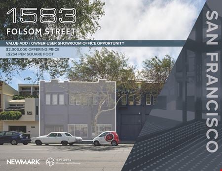 Office space for Sale at 1583 Folsom Street in San Francisco