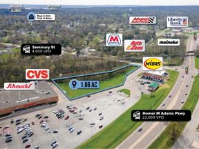 $1 Auction – 1.66 AC Schnucks Supermarket Outparcel | 27K VPD | St. Louis MSA