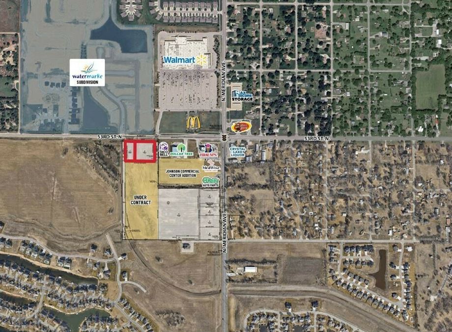 2 COMMERCIAL LOTS FOR SALE AT 53RD & MERIDIAN