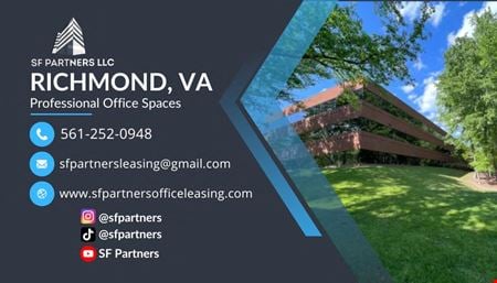 Office space for Rent at 812 Moorefield Park Drive in Richmond