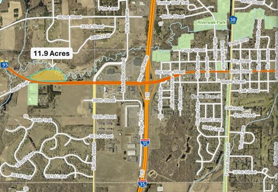 11.9 Acres 5022 St Croix Trl