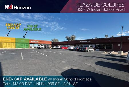 Retail space for Rent at 4337 W. Indian School Rd. in Phoenix